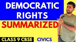 DEMOCRATIC RIGHTS  CLASS 9 CIVICSDP [upl. by Skylar]