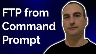 FTP from Command Prompt  Login amp Download [upl. by Cookie]