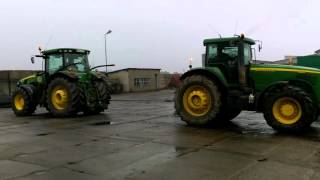 John Deere 8370r vs 8520 [upl. by Hsuk]