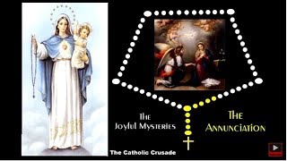 The Joyful Mysteries  VIRTUAL ROSARY  Mondays amp Saturdays [upl. by Gaillard571]