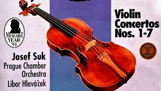 Mozart  The Violin Concertos n°1234567  Presentation Centurys recording  Josef Suk [upl. by Ssirk690]