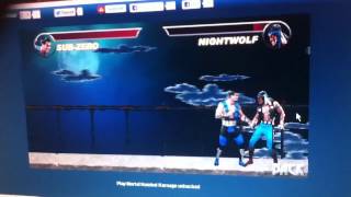 MK Karnage SubZero Fatality READ DESCRIPTION FOR MOVES [upl. by Gery]