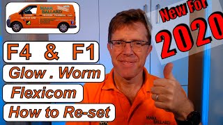 F4 amp F1 Glow Worm Flexicom How to ReSet Your Boiler [upl. by Novahc]