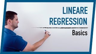 Einfache Lineare Regression Basics  Statistik  Mathe by Daniel Jung [upl. by Ayerim]