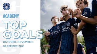 NYCFC Academy  Top Goals October November December [upl. by Sherilyn619]