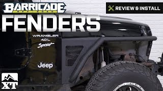 Jeep Wrangler Barricade Fenders 19972006 TJ Review amp Install [upl. by Carman228]