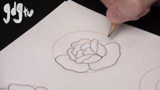 How to Draw Basic Traditional Rose Tattoo Designs by a Tattoo Aritist [upl. by Aeresed]