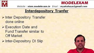 Inter Depository Transfer  Inter Depository DIS [upl. by Tterrag]