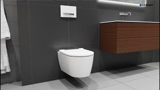 Geberit ONE WC  Installation [upl. by Ahsienroc]