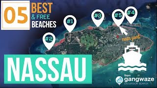 5 Best and Free Beaches Near Nassau Cruise Port [upl. by Kurland]