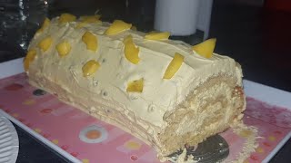 recette bûche mangue passion [upl. by Aihcropal]