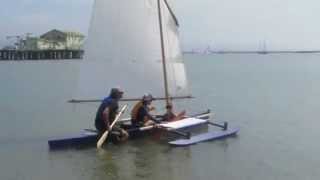 Sailing Outrigger Canoe [upl. by Garvy]