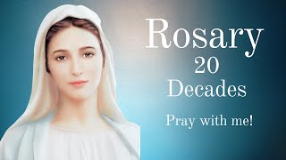 Rosary Prayers  20 Decade Rosary  All Mysteries [upl. by Mart435]