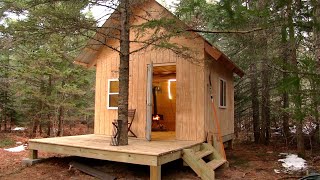 Remote Off Grid Cabin  start to finish [upl. by Nlycaj]