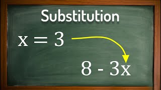 Algebra Substitution  GCSE Maths [upl. by Doss53]