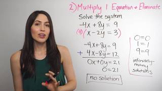 Solving Systems of Equations Elimination Method NancyPi [upl. by Hart]