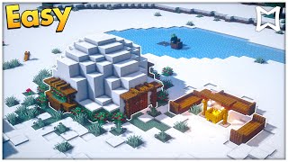 ► Minecraft Survival Igloo Tutorial EASY [upl. by Petite]