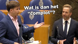 Van Meijeren FVD wijst minister De Jonge terecht in Tweede Kamer [upl. by Nohsed]