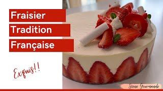 Recette fraisier tradition Française [upl. by Giacobo435]