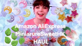 Unpacking and Organizing Decoden Charms  Miniature Sweet Amazon AliExpress [upl. by Angelita]