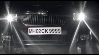 SKODA Superb  Adaptive Frontlight System [upl. by Essirahc636]