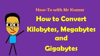 How to Convert Kilobytes Megabytes and Gigabytes [upl. by Ahsemal]