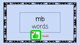 MB Words  4 Minute Phonics [upl. by Imuya]