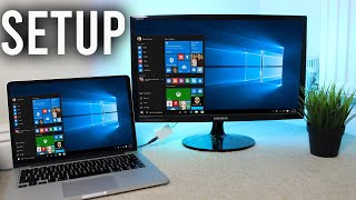 How To Connect Laptop To Monitor Full Guide  Work From Home Setup [upl. by Shiau]