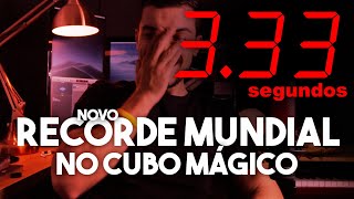 NOVO RECORDE MUNDIAL DO CUBO MÁGICO 333 SEGUNDOS ➡ PASSO A PASSO [upl. by Akenehs683]