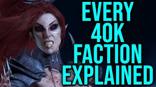 Every single Warhammer 40k WH40k Faction Explained  Part 2 [upl. by Redman]