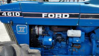 1985 Ford 4610 Tractor 4WD 3cy Diesel ROPS Dual Hydraulic Remote SOLD 33017 [upl. by Idalia]