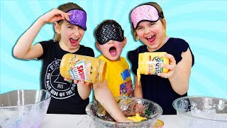 CILLA amp MADDY CHEATED Blindfolded Slime Challenge [upl. by Landau795]