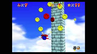 Super Mario 64 Switch 3D All Stars  Winged Cap Course  Red Coins [upl. by Rempe]