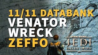 Venator Wreck Zeffo All Databank Locations Star Wars Jedi Fallen Order [upl. by Rusel50]