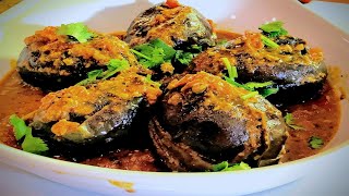 Stuffed Baby Eggplant  Indian Vegetarian Recipes  Show Me The Curry [upl. by Aik]