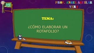 ¿Cómo elaborar un Rotafolio [upl. by Ludba462]