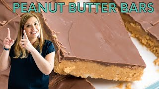 BEST No Bake Peanut Butter Bars  Variations [upl. by Dahraf]