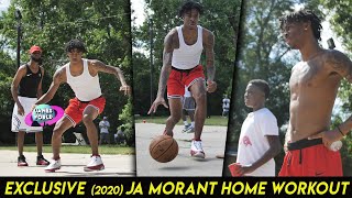 ROTY Ja Morant Hometown Workout w His Dad Ft DNell Cowart Russell JonesNaseem Khaalid amp DTap [upl. by Delacourt]