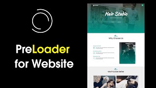 How To Make Website Preloader Using HTML CSS JS  Page Loading Website Loading Animation [upl. by Leamse]