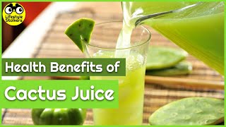 Health Benefits of Cactus Juice [upl. by Whallon52]