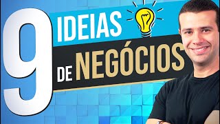 9 IDEIAS DE NEGÓCIOS LUCRATIVOS PARA EMPREENDER EM 2021 [upl. by Nerret]