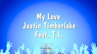 My Love  Justin Timberlake Fea Ti Karaoke Version [upl. by Herzel]