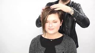 Asymmetrical Pixie Haircut Tutorial [upl. by Aeet]