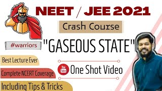 crash course  neet । jeemain । 2021 । Gaseous State । tricks [upl. by Sassan690]