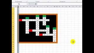 CRUCIGRAMA EN EXCEL [upl. by Tsenre]