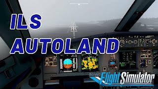 Flight Simulator 2020  TUTORIAL ILS e AUTOLAND EXPLICADO AIRBUS A320neo FlyByWire [upl. by Endo]