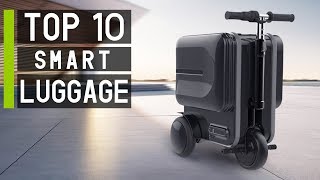 Top 10 Coolest Futuristic Smart Suitcases [upl. by Nadya]