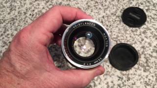 Voigtlander Nokton 35mm F12 Aspherical Lens Review [upl. by Stutsman]