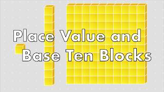 Place Value and Base Ten Blocks Review [upl. by Aylmar]