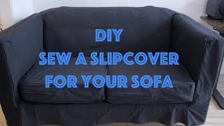 How To Sew a Slipcover for a Sofa [upl. by Ames325]